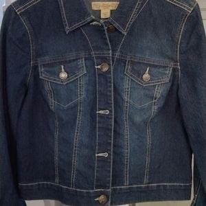 Nine West Vintage American Collection Jeans Jacket Size Small NWOT